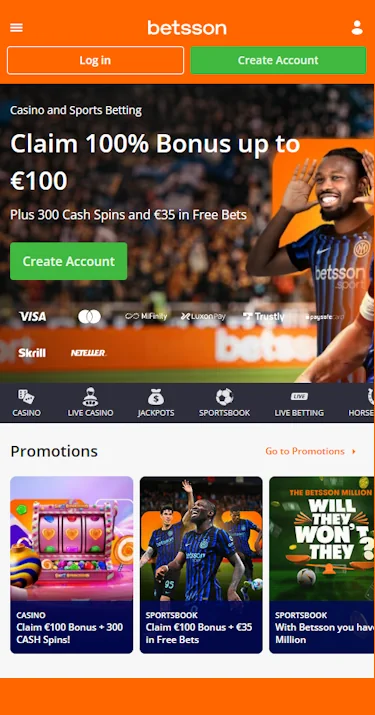 Betsson Casino Online